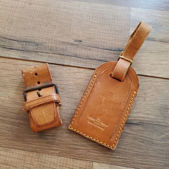 Louis Vuitton Accessories - Louis Vuitton Luggage Tag & Belt E41